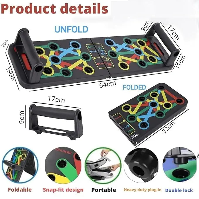 15 In 1 Pushup Board