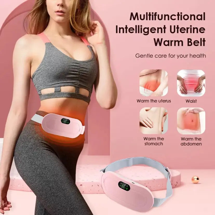 Period Cramp Relief Massager with Heating Pad