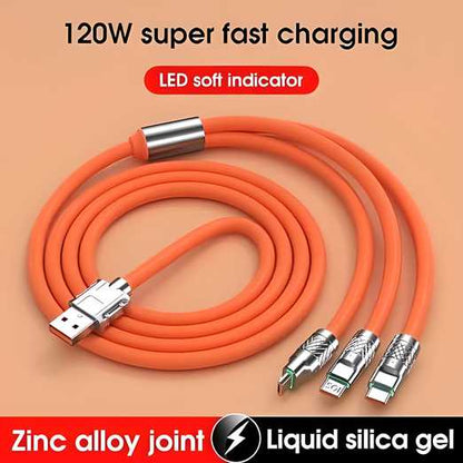 4 In 1 Super Fast Charging Data Cable 120W