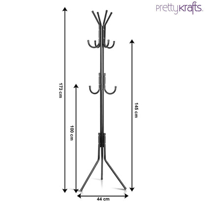 6 Hook Cloths & Coat Hanger Stand Hanging