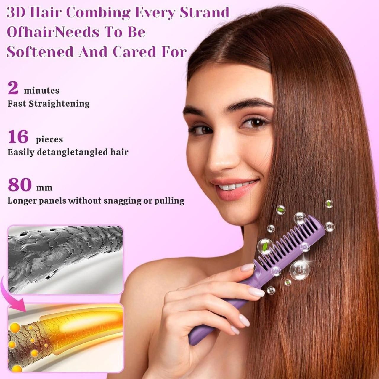 Meneflix Portable Mini Hair Straightener – Cordless & Rechargeable