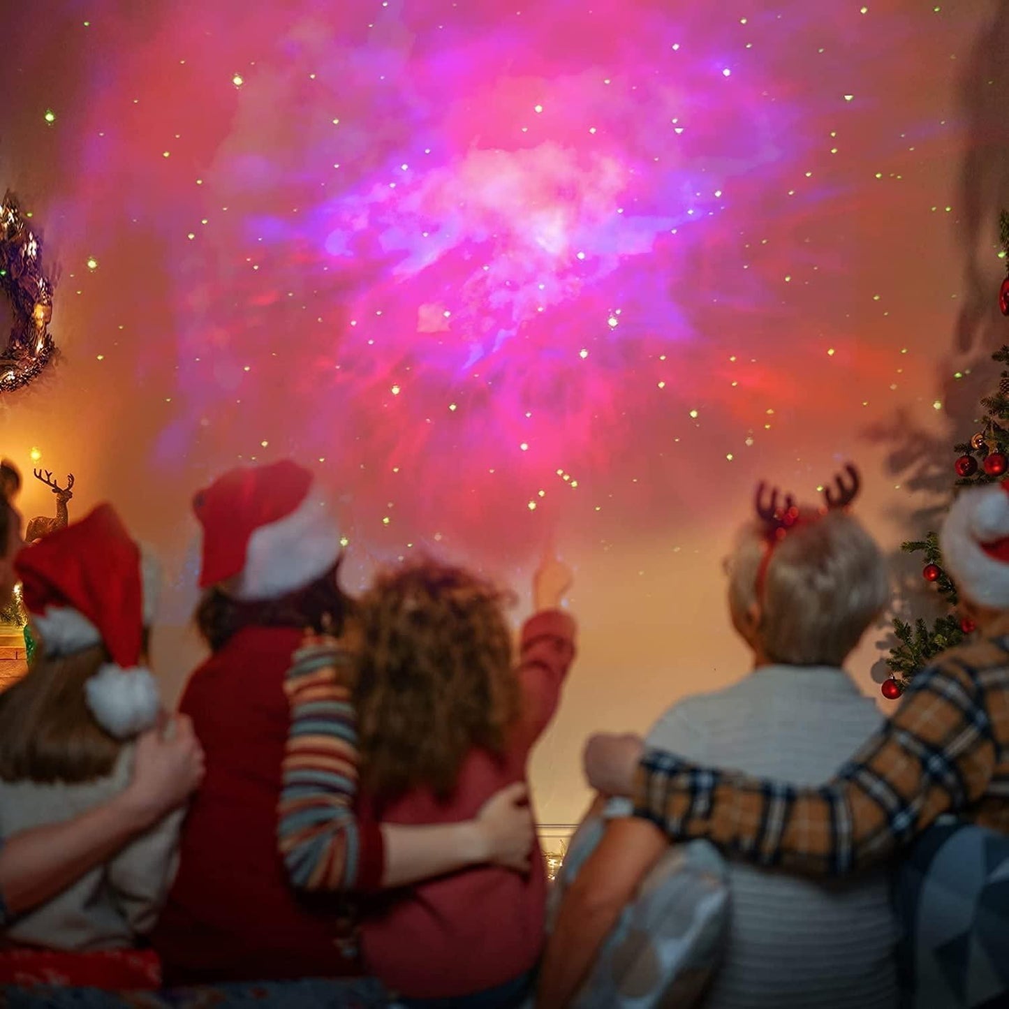 Astronaut Galaxy Projector – 360° Rotating Head + Remote Control