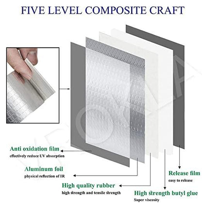 Leakage Repair Waterproof Tape for Pipe & Roof Water Leakage Solution Aluminum Tape
